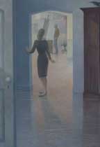 George Gabin, painting "The Moment"